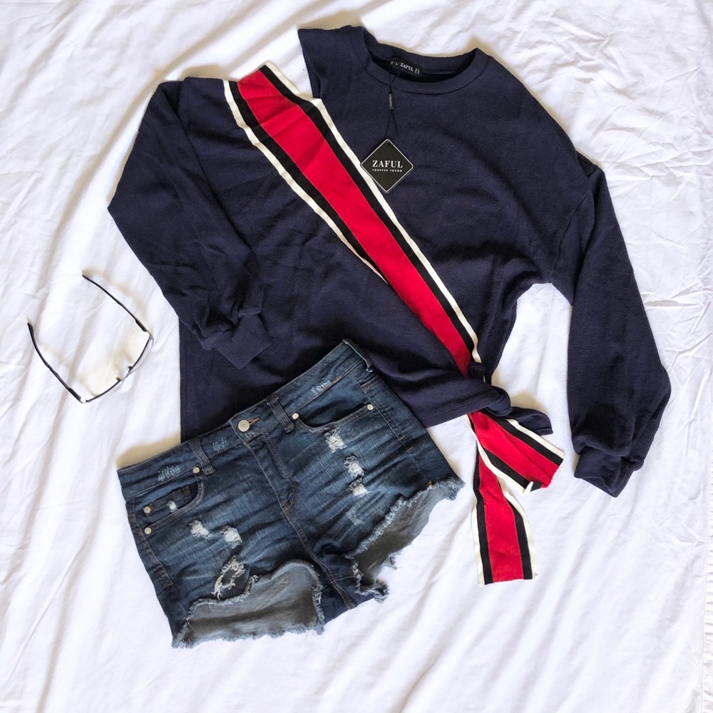 Asymmetrical sweater